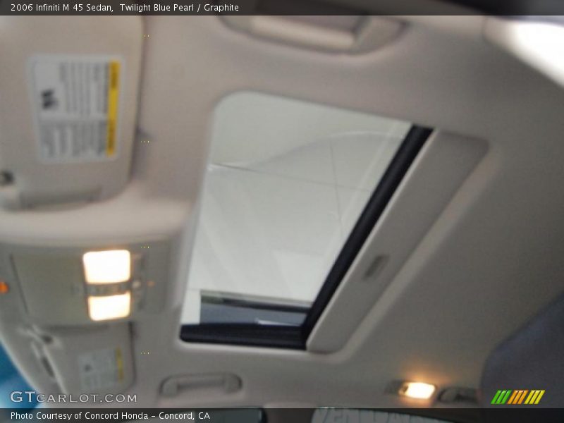 Twilight Blue Pearl / Graphite 2006 Infiniti M 45 Sedan