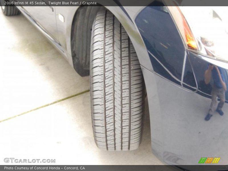 Twilight Blue Pearl / Graphite 2006 Infiniti M 45 Sedan