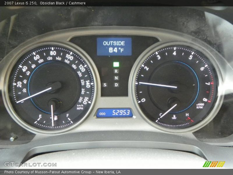Obsidian Black / Cashmere 2007 Lexus IS 250