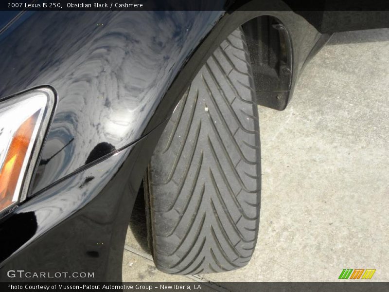 Obsidian Black / Cashmere 2007 Lexus IS 250
