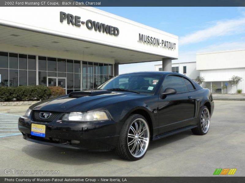 Black / Dark Charcoal 2002 Ford Mustang GT Coupe