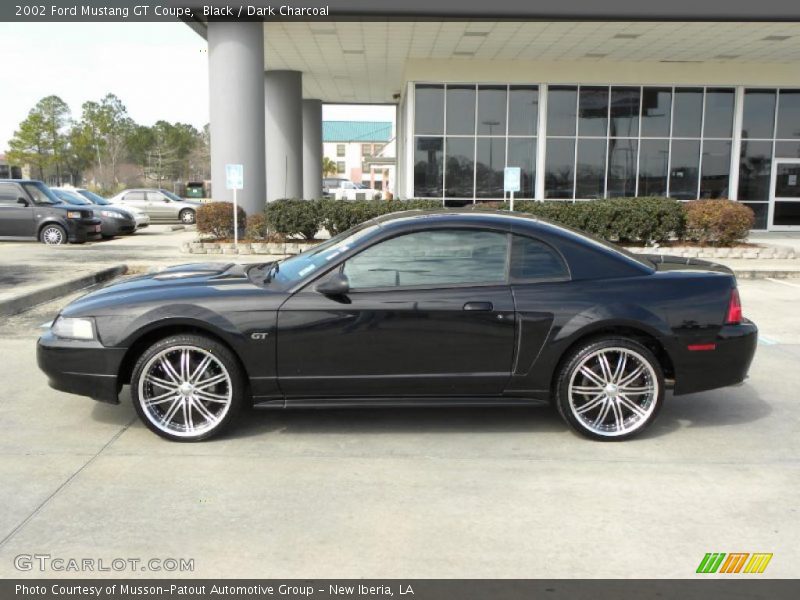 Black / Dark Charcoal 2002 Ford Mustang GT Coupe