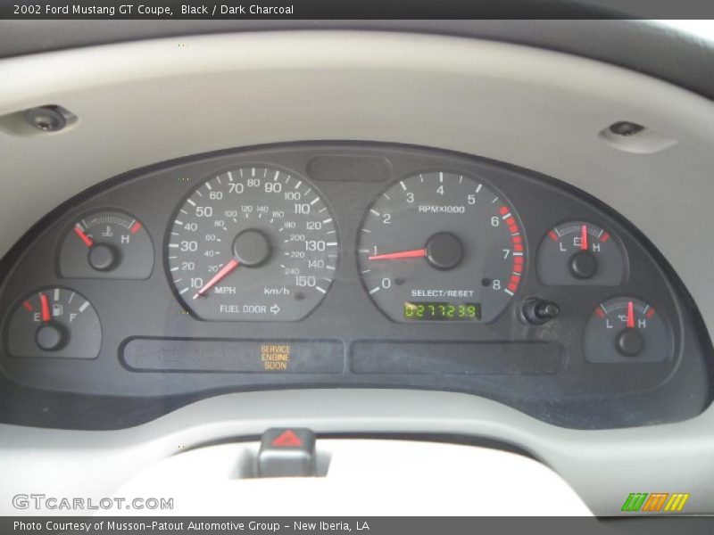 Black / Dark Charcoal 2002 Ford Mustang GT Coupe