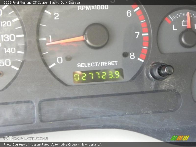 Black / Dark Charcoal 2002 Ford Mustang GT Coupe