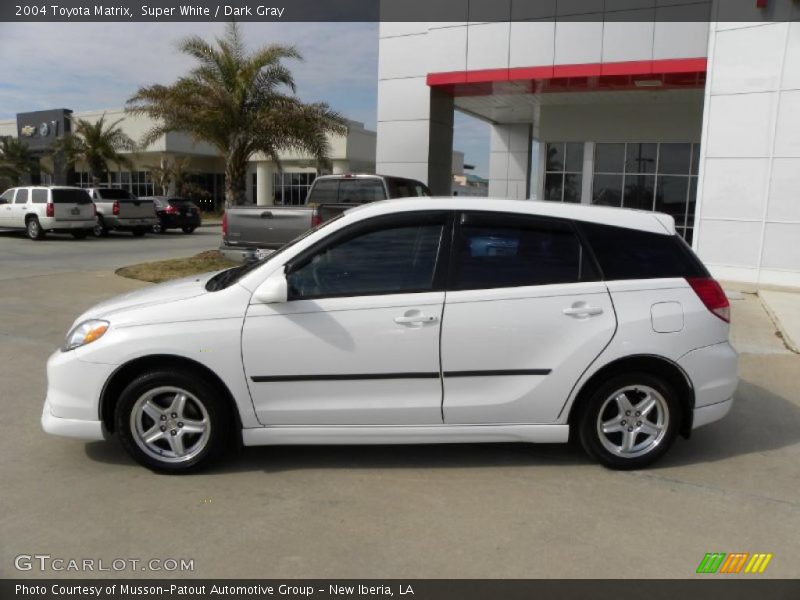 Super White / Dark Gray 2004 Toyota Matrix