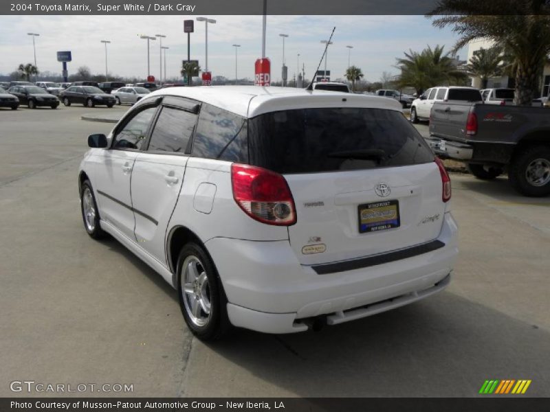 Super White / Dark Gray 2004 Toyota Matrix