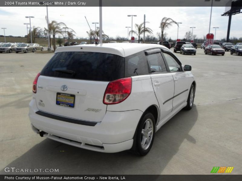 Super White / Dark Gray 2004 Toyota Matrix