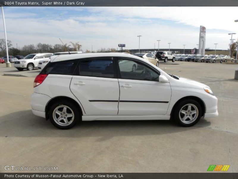 Super White / Dark Gray 2004 Toyota Matrix