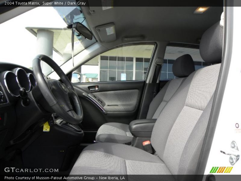 Super White / Dark Gray 2004 Toyota Matrix