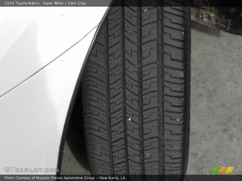 Super White / Dark Gray 2004 Toyota Matrix
