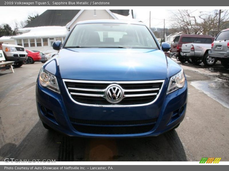 Sapphire Blue Metallic / Sandstone 2009 Volkswagen Tiguan S