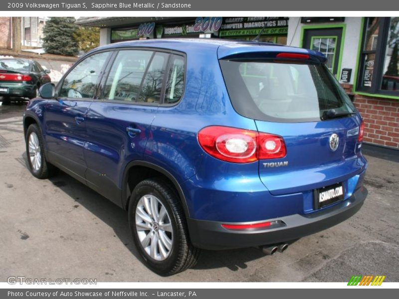 Sapphire Blue Metallic / Sandstone 2009 Volkswagen Tiguan S