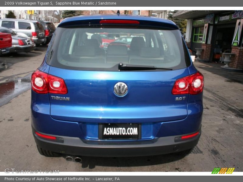 Sapphire Blue Metallic / Sandstone 2009 Volkswagen Tiguan S