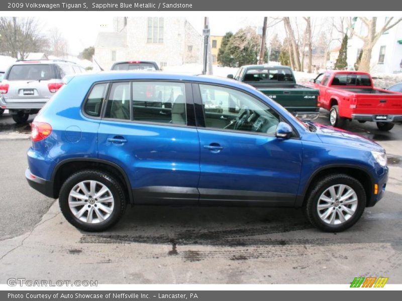 Sapphire Blue Metallic / Sandstone 2009 Volkswagen Tiguan S