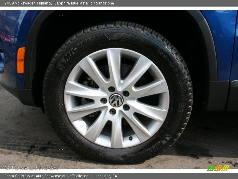 Sapphire Blue Metallic / Sandstone 2009 Volkswagen Tiguan S