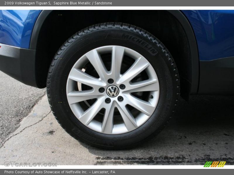 Sapphire Blue Metallic / Sandstone 2009 Volkswagen Tiguan S
