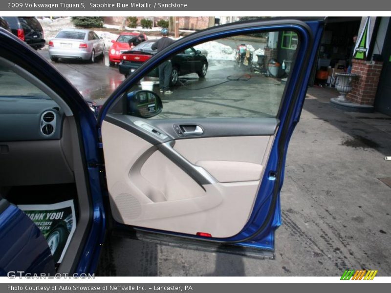 Sapphire Blue Metallic / Sandstone 2009 Volkswagen Tiguan S