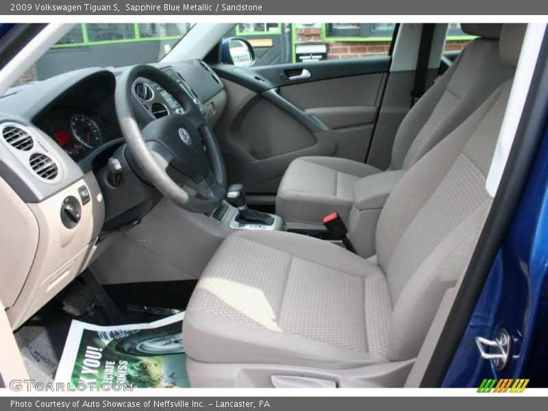 Sapphire Blue Metallic / Sandstone 2009 Volkswagen Tiguan S