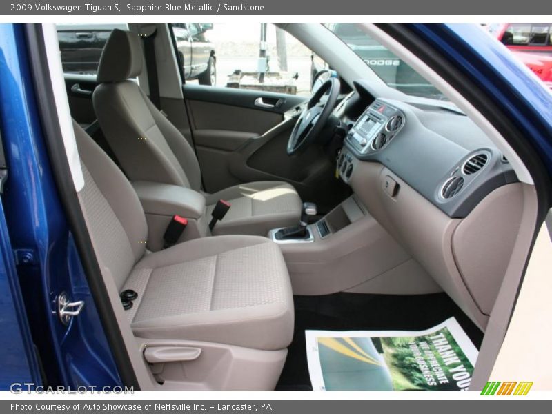 Sapphire Blue Metallic / Sandstone 2009 Volkswagen Tiguan S