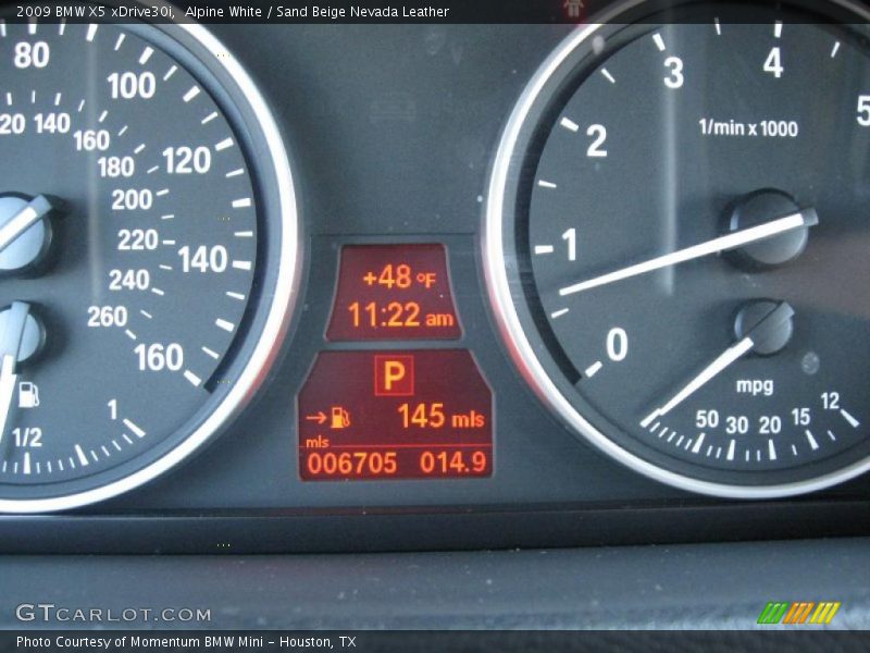 Alpine White / Sand Beige Nevada Leather 2009 BMW X5 xDrive30i