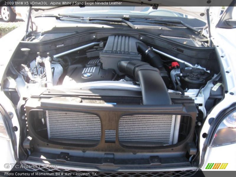 Alpine White / Sand Beige Nevada Leather 2009 BMW X5 xDrive30i