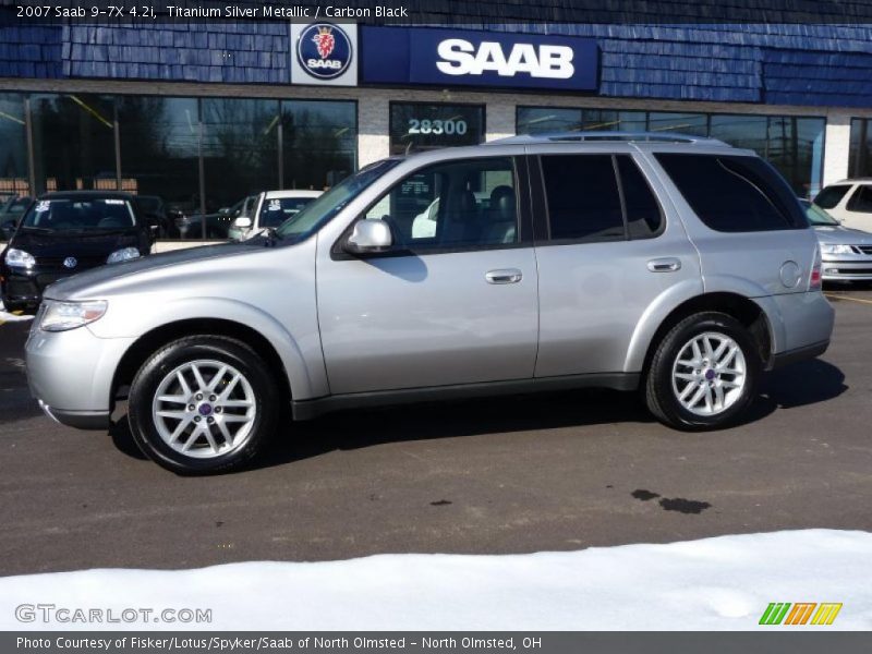 Titanium Silver Metallic / Carbon Black 2007 Saab 9-7X 4.2i