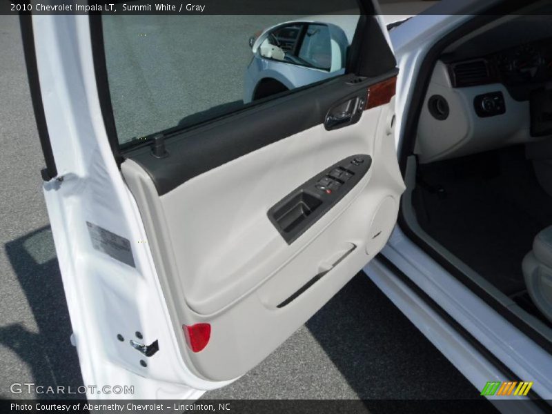 Summit White / Gray 2010 Chevrolet Impala LT