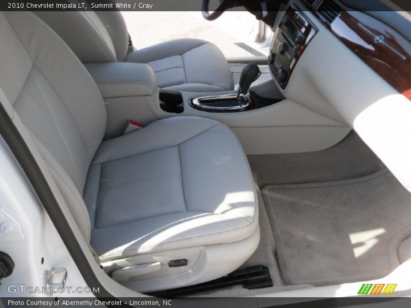 Summit White / Gray 2010 Chevrolet Impala LT