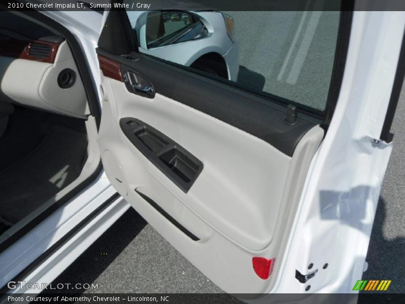 Summit White / Gray 2010 Chevrolet Impala LT