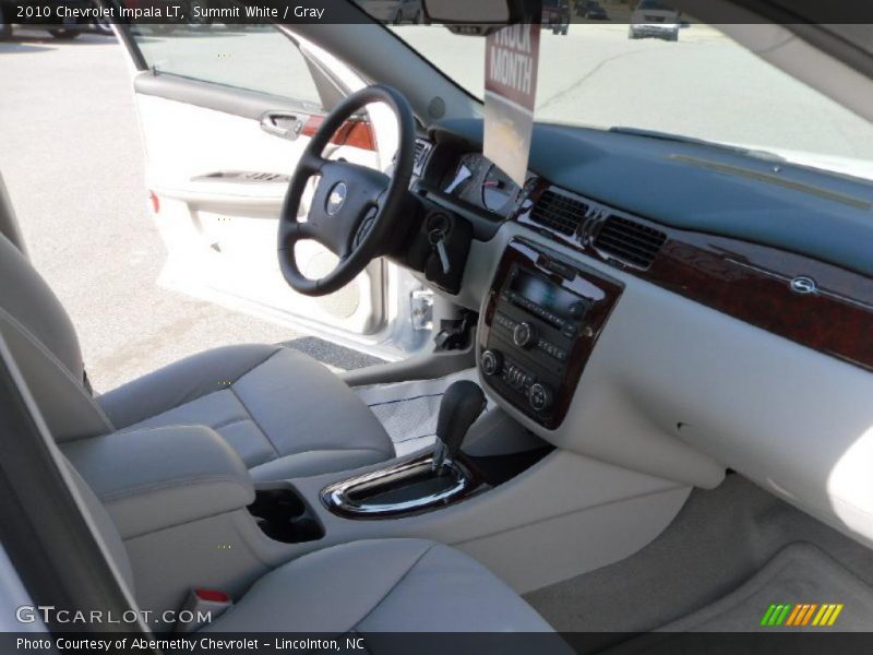 Summit White / Gray 2010 Chevrolet Impala LT
