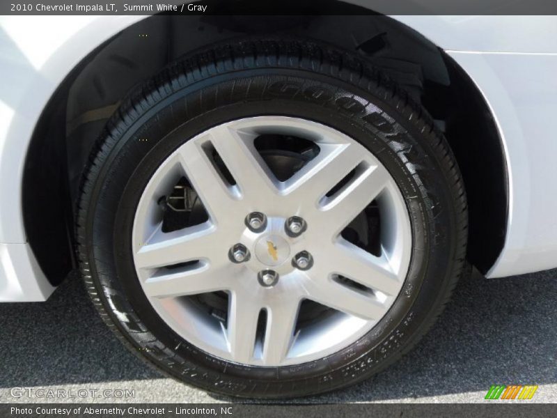 Summit White / Gray 2010 Chevrolet Impala LT