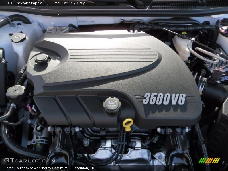Summit White / Gray 2010 Chevrolet Impala LT