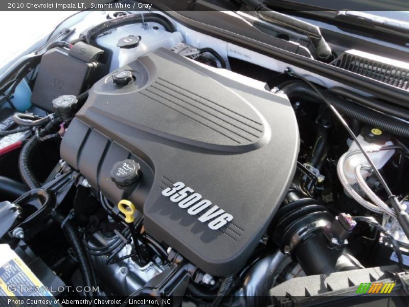 Summit White / Gray 2010 Chevrolet Impala LT