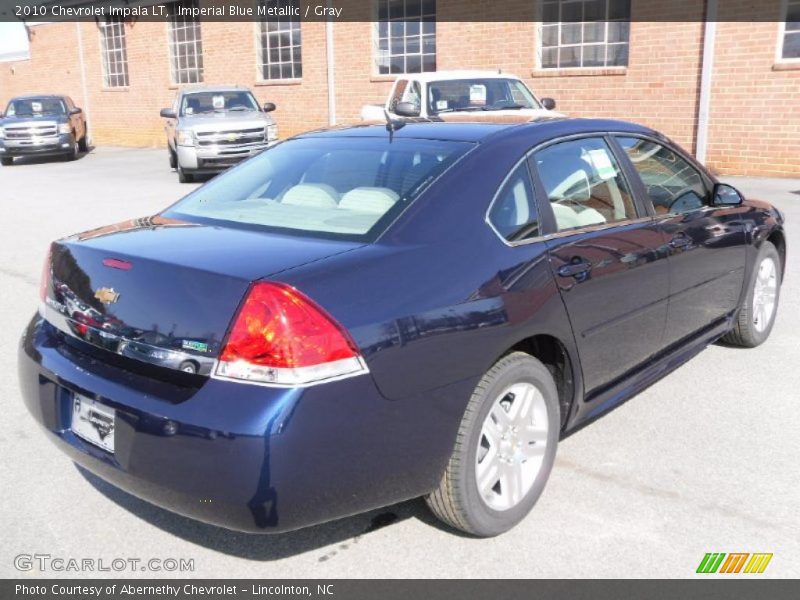 Imperial Blue Metallic / Gray 2010 Chevrolet Impala LT