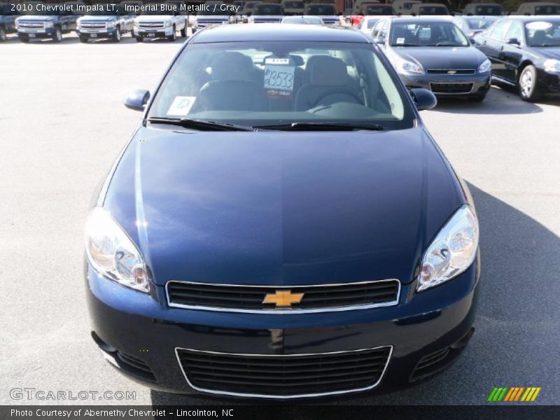 Imperial Blue Metallic / Gray 2010 Chevrolet Impala LT