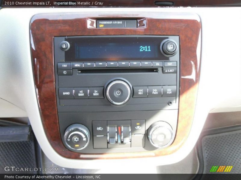 Imperial Blue Metallic / Gray 2010 Chevrolet Impala LT