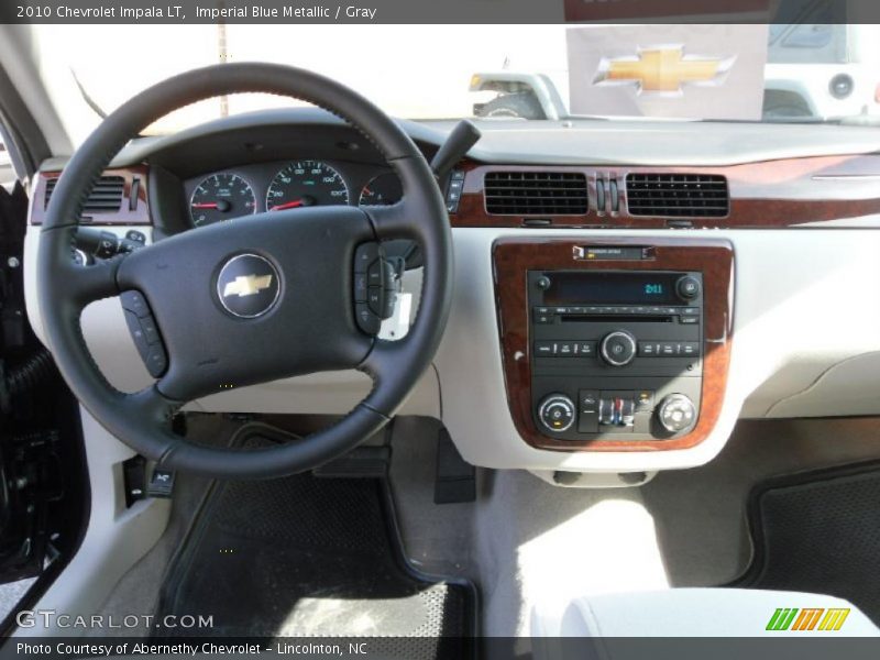 Imperial Blue Metallic / Gray 2010 Chevrolet Impala LT