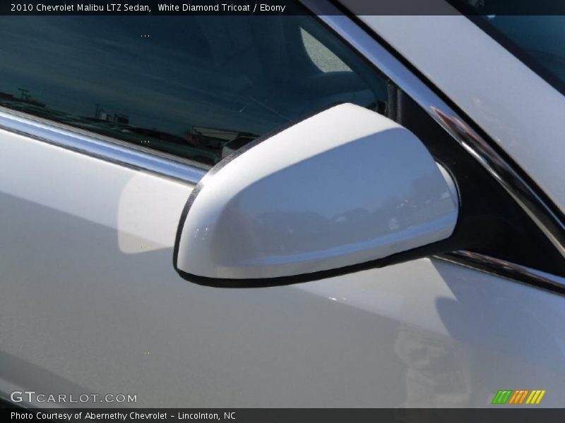 White Diamond Tricoat / Ebony 2010 Chevrolet Malibu LTZ Sedan