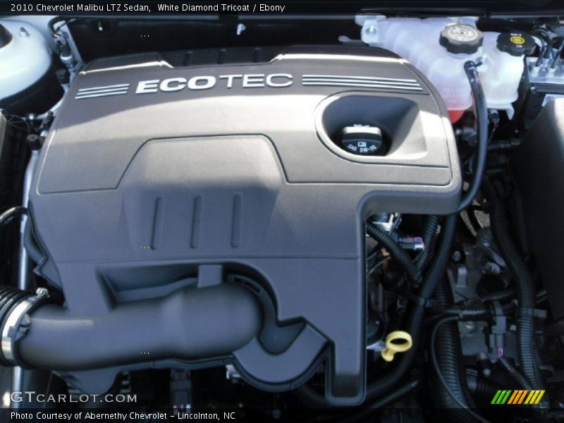 White Diamond Tricoat / Ebony 2010 Chevrolet Malibu LTZ Sedan