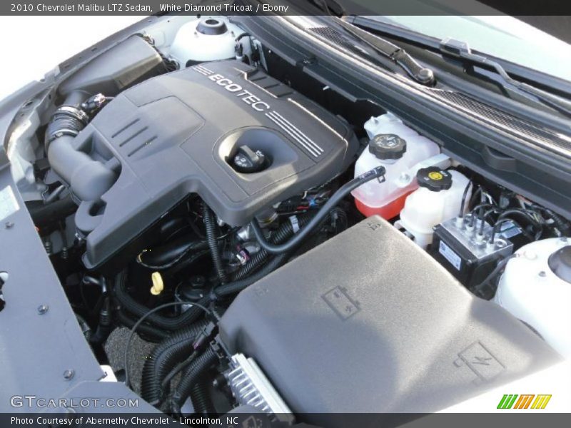 White Diamond Tricoat / Ebony 2010 Chevrolet Malibu LTZ Sedan
