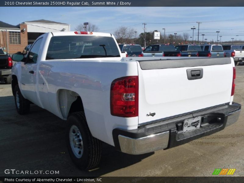 Summit White / Ebony 2010 Chevrolet Silverado 2500HD Regular Cab