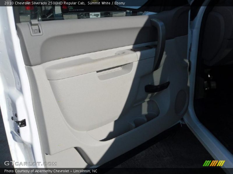 Summit White / Ebony 2010 Chevrolet Silverado 2500HD Regular Cab