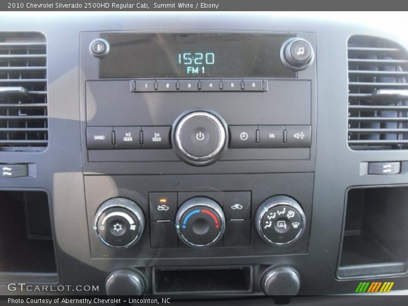 Summit White / Ebony 2010 Chevrolet Silverado 2500HD Regular Cab