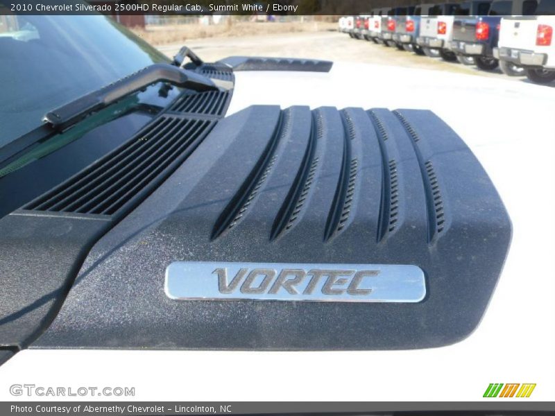 Summit White / Ebony 2010 Chevrolet Silverado 2500HD Regular Cab