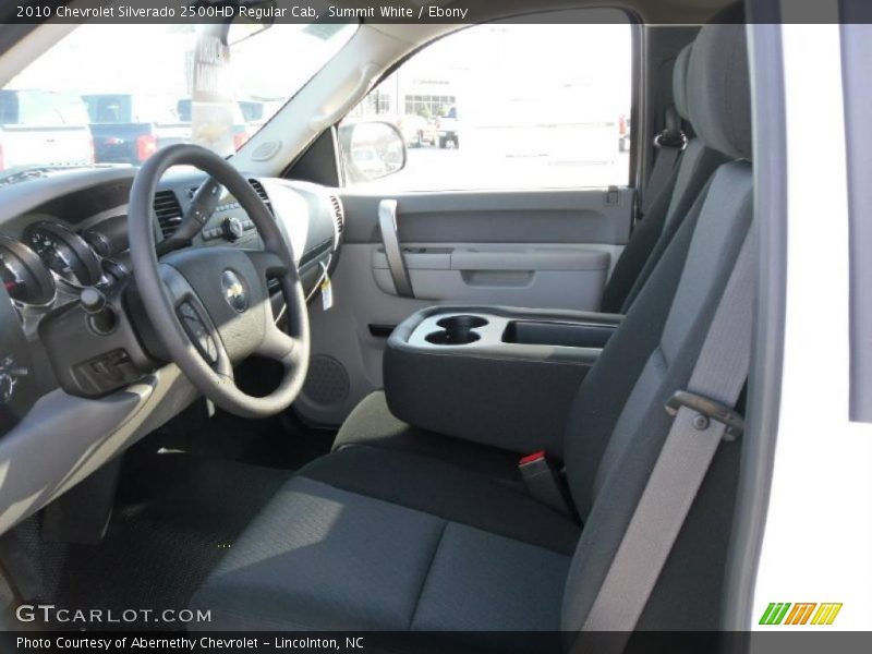 Summit White / Ebony 2010 Chevrolet Silverado 2500HD Regular Cab