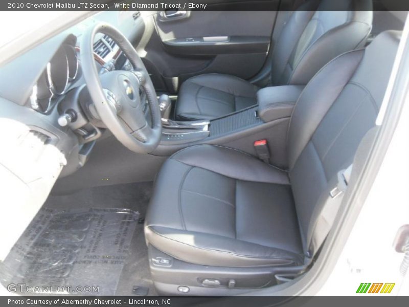 White Diamond Tricoat / Ebony 2010 Chevrolet Malibu LTZ Sedan