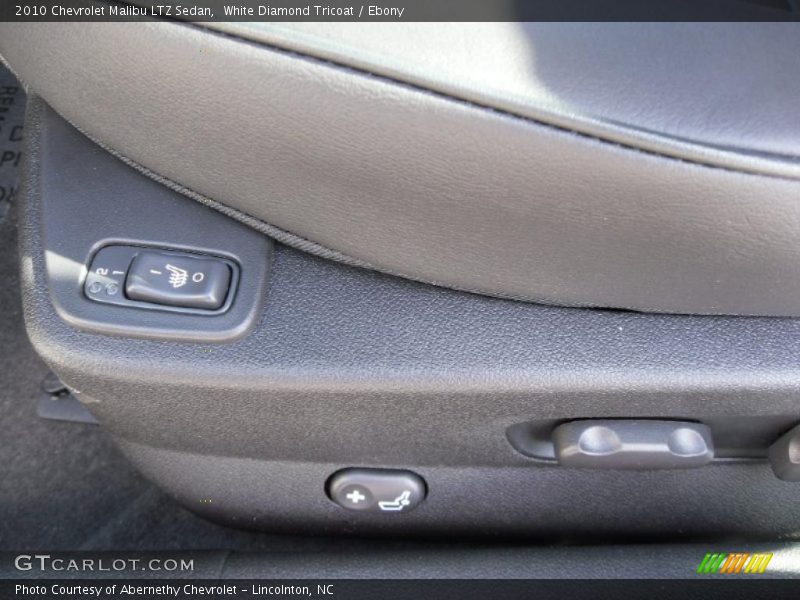 White Diamond Tricoat / Ebony 2010 Chevrolet Malibu LTZ Sedan