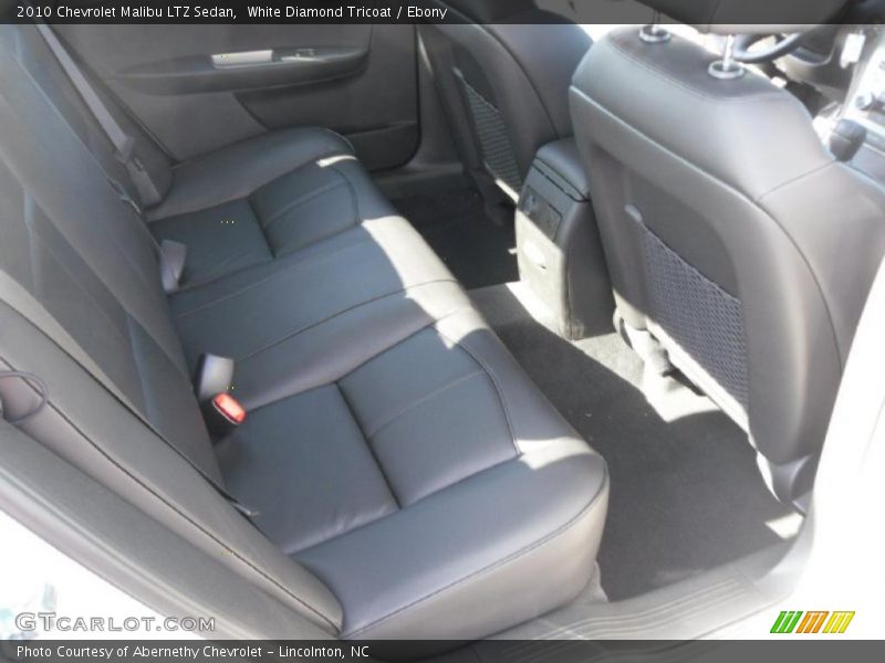 White Diamond Tricoat / Ebony 2010 Chevrolet Malibu LTZ Sedan