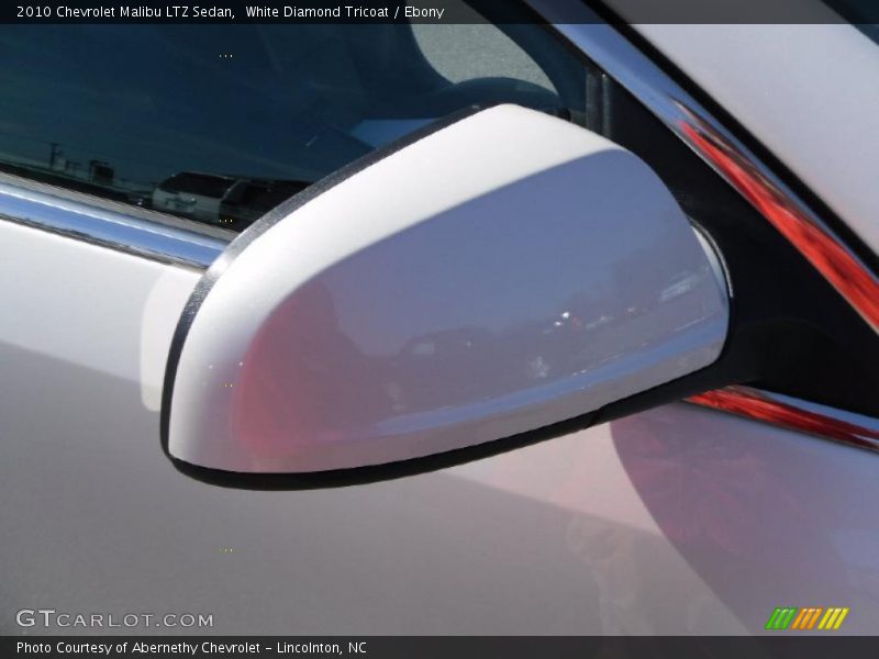 White Diamond Tricoat / Ebony 2010 Chevrolet Malibu LTZ Sedan