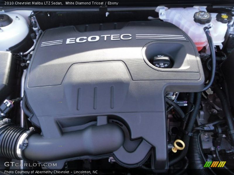 White Diamond Tricoat / Ebony 2010 Chevrolet Malibu LTZ Sedan